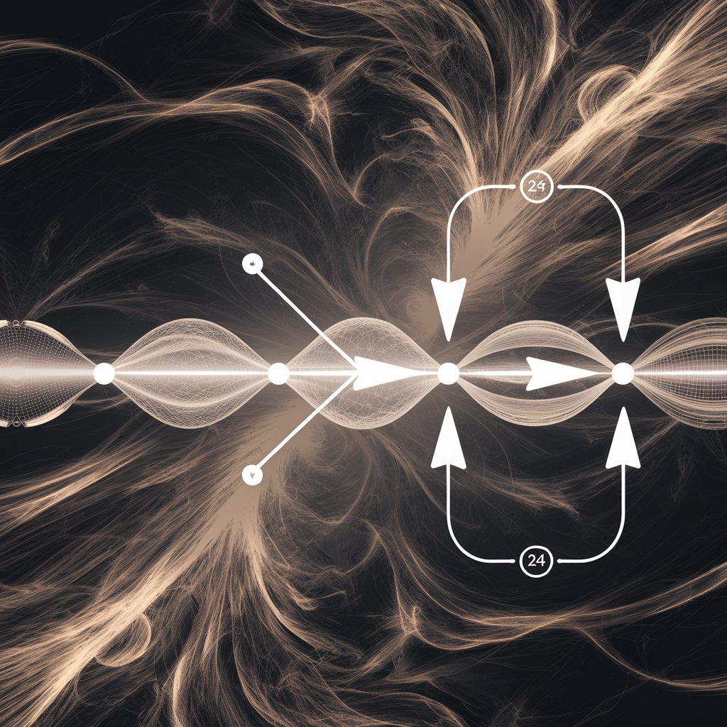 [Process Flow: Four-stage transformation sequence rendered in flowing light patterns. Each stage shows increasing DNA activation. Background suggests quantum field effects.]